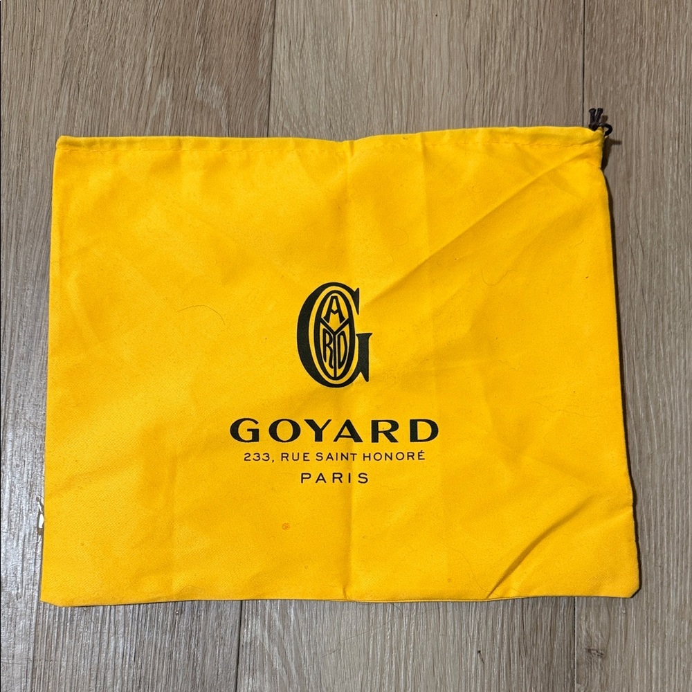 Goyard Yellow dust bag
